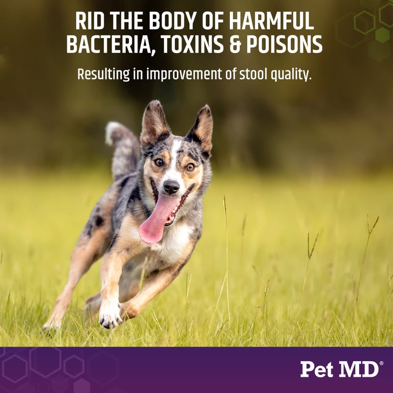 Pet MD Stool-Fix - Powdered Clay Anti Diarrhea for Dogs & Cats - Anti Diarrheal Treatment for Upset Stomach Relief, Promotes Normal Stool - 100g - Image 4