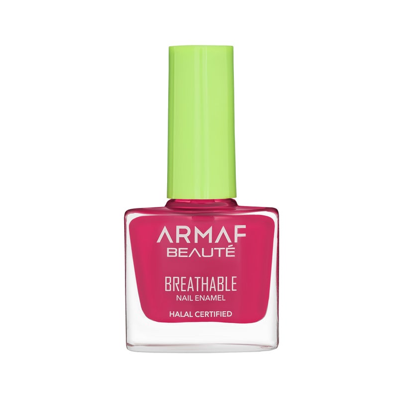 Armaf France Breathable Nail Enamel 9ml, HL322 Barbie Doll, Long Lasting Nail Polish, Halal Certified, High Shine, Quick Dry Resistant, Long Lasting, Lightweight & Non Sticky, Best For Every Outfit