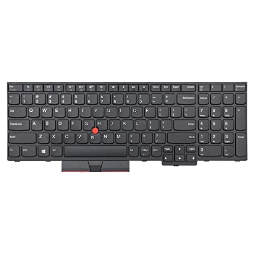 SUNMALL Replacement Keyboard with Trackpoint Compatible with Lenovo ThinkPad E580 E585 L580 E590 E595 L590 T590 P52（Not Fit P52s） P72 P53 P53S P73 No Backlit - Image 2