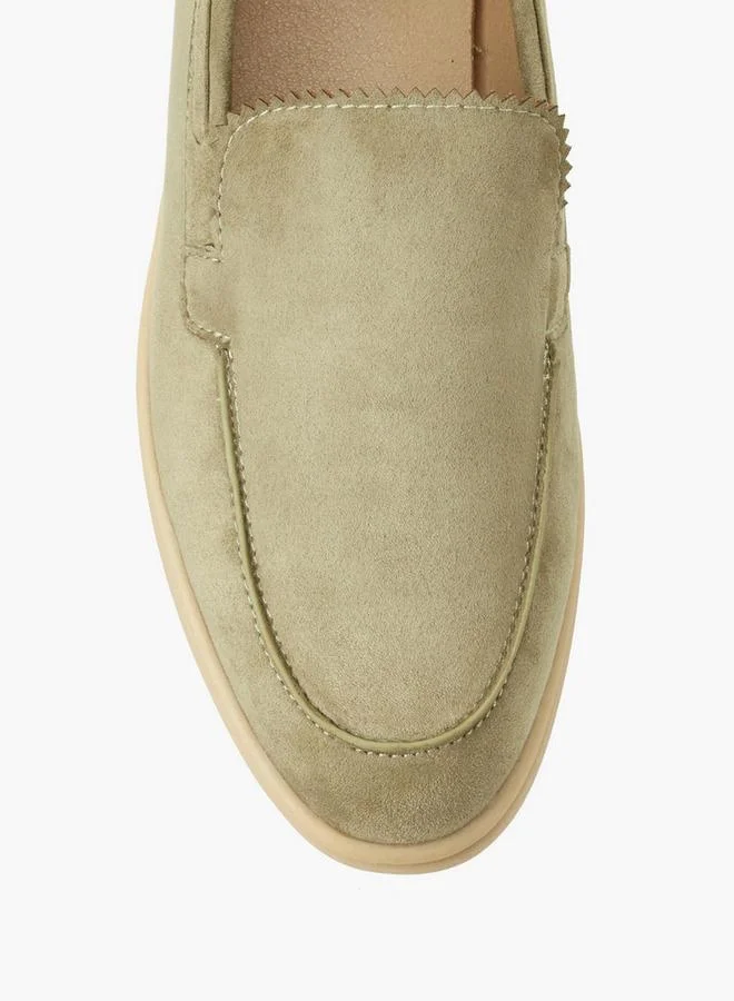 Renzo Ruganni GREEN Women Slip-On Loafers for Women | Best Price UAE
