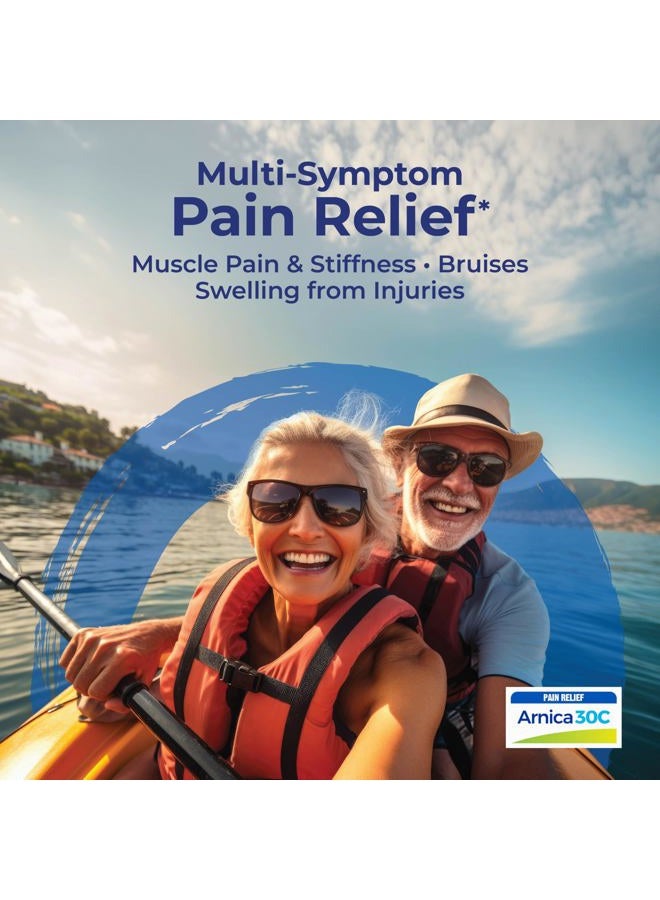 Boiron Arnicare Tablets for Pain Relief from Muscle Pain, Joint Soreness, Swelling from Injury or Bruises - 60 Count  - Image 2