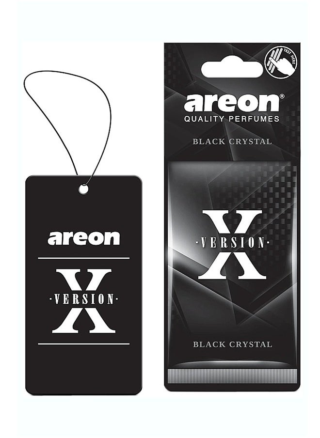 Areon - Areon X Version Black Crystal Car Air Freshener - Image 1