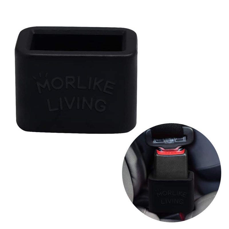MORLIKE LIVING Morlike Silicone Buckle Holder Booster Black 1 Pack