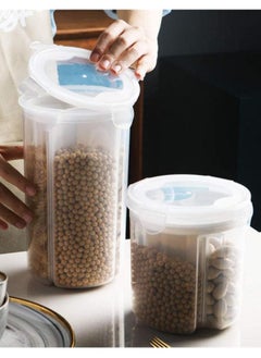 Kitchen Grain Tank Plastic Bean Receiving Box Transparent Food Storage Tank Moisture proof Sealing Tank 2pcs (Small + Big) Home Kitchen Office - pzsku/Z8863B88DFE5B2DE5C82FZ/45/_/1678188249/293d7e18-99c5-4463-b772-a8996351ec3d