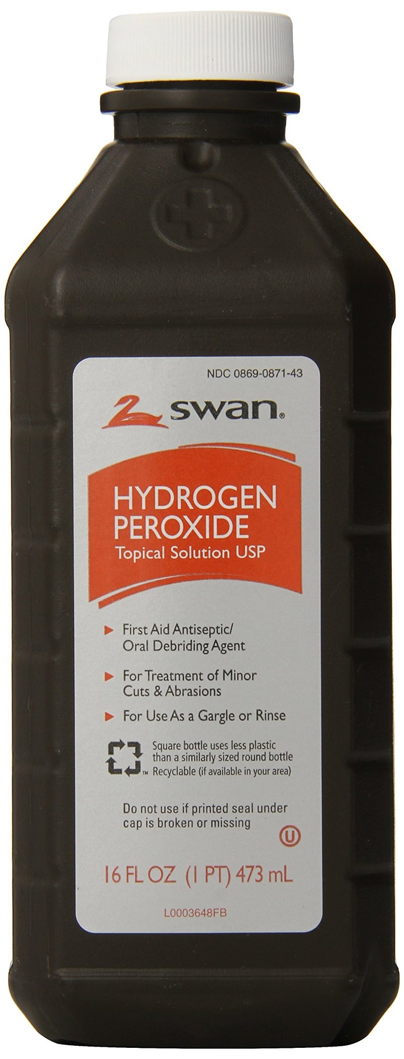 Swan Hydrogen Peroxide Antiseptic Topical Solution, 16 Fluid Ounce - Image 5