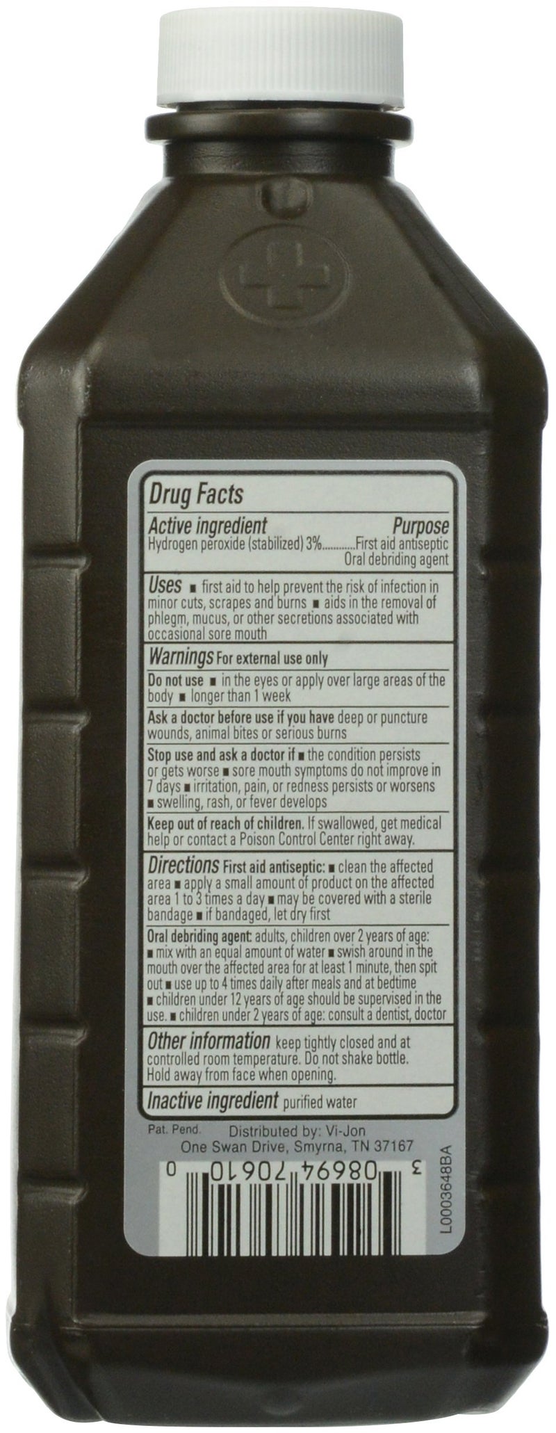 Swan Hydrogen Peroxide Antiseptic Topical Solution, 16 Fluid Ounce - Image 2