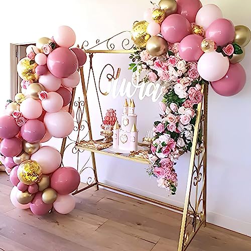 TOYXE 50 Pcs Retro Balloons Made of Strong Rubber (Retro Pink) - Image 5