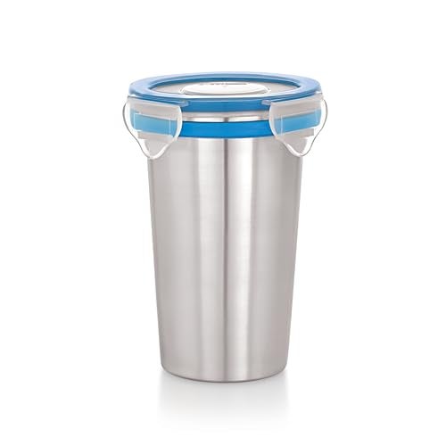 STEELLOCK Stainless Steel Tumbler with Lid, 325ML, BPA Free Water Tumbler, Leak Proof, Office Tumbler, Rust-Free, Easy Grip, Easy to Carry, Travel Bottle - Image 1