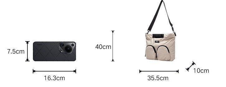 ANTA Large Capacity Crossbody Tote Bag with Adjustable Strap - Image 4