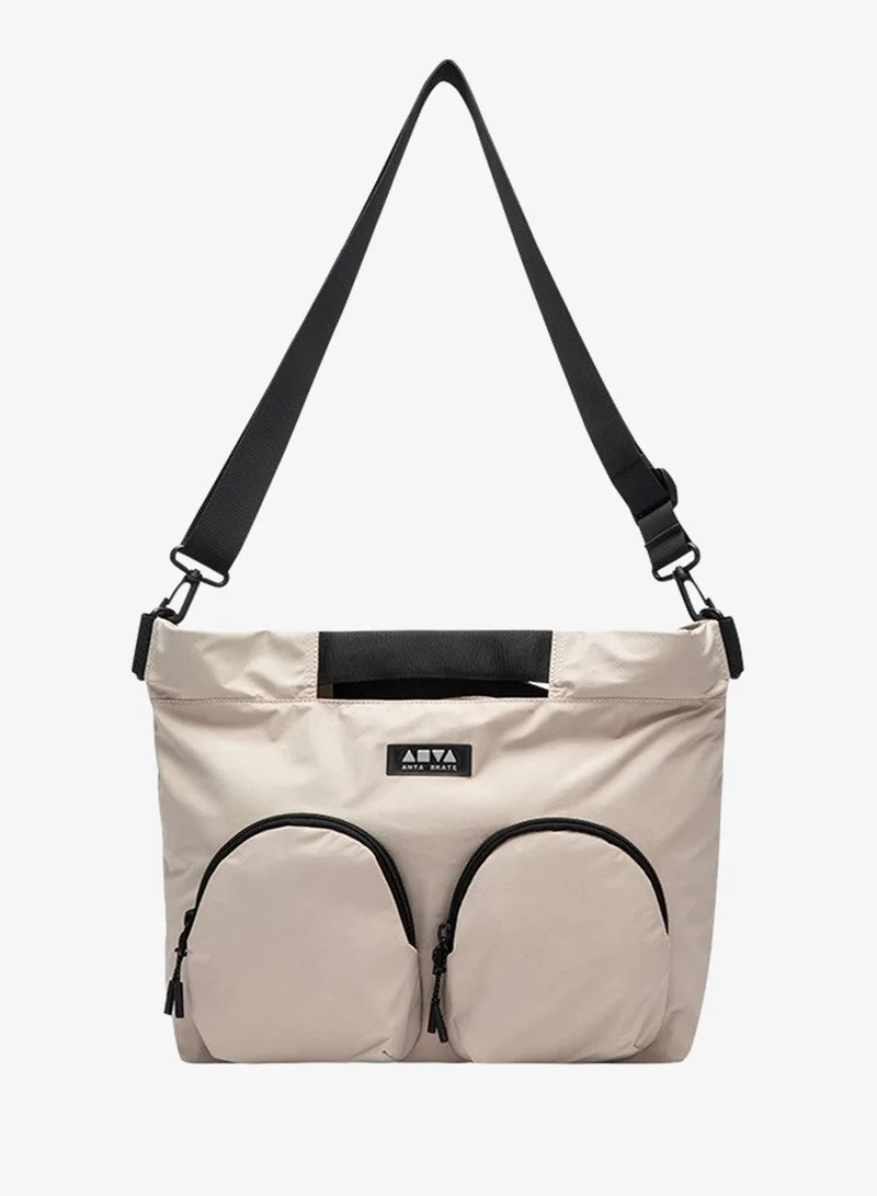 ANTA Large Capacity Crossbody Tote Bag with Adjustable Strap