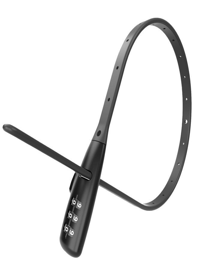 WARLION Zip Tie Lock - 3-Digit Adjustable Cable Lock, for Bike Rack, Motorcycle Helmet, Skateboard, French Door, Stroller & Cabinet - Ideal for Lightweight Security (1 Pack) - Image 1