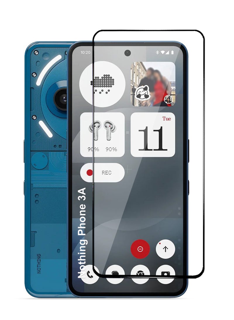 Glass Nothing Phone 3A Screen Protector - Premium Full Screen Tempered Glass For Nothing Phone 3A, High Transparency, Delicate Touch, Anti-Explosion, Smooth Arc Edges, Easy Installation - Image 1