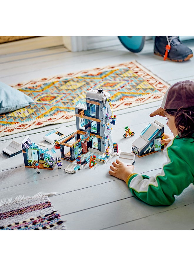 LEGO City Ski And Climbing Centre 60366 Building Toy Set; Modular 3-Level Building With A Piste, 8 Minifigures And 2 Animal Figures For Imaginative Play; Fun Gift Idea For Kids And Ski Fans Aged 7+ (1,045 Pieces)  - Image 4
