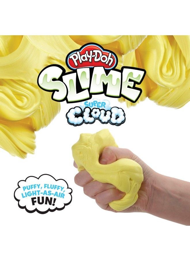 Play-Doh Super Cloud Single Can Of Yellow Fluffy Slime Compound For Kids 3 Years & Up  - Image 4