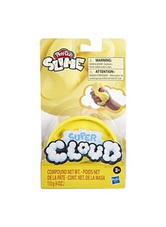 Play-Doh Super Cloud Single Can Of Yellow Fluffy Slime Compound For Kids 3 Years & Up  - Image 2