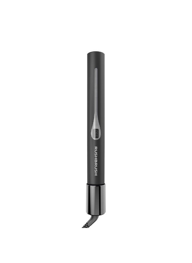 Rush Brush X2 Infra Revolver Hair Straightening & Curling Brush - Black - Infrared & Ionic Technology - Ceramic Plates - Up to 230°C Heat - Image 3