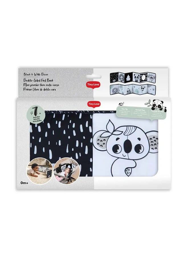 Tiny Love Double Sided Book Black And White Décor  - Image 1