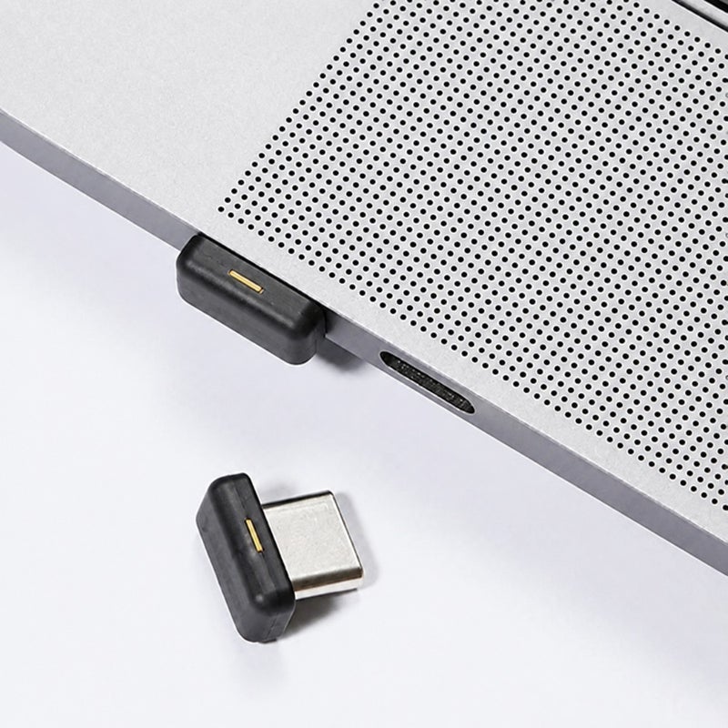 5C Nano - أداة المصادقة ذات العامل الثاني لأمان المؤسسات، هيكل مصنوع من سبائك التيتانيوم، لون أسود غير لامع، صغير الحجم للغاية ومعتمد من FIDO2 - Image 1