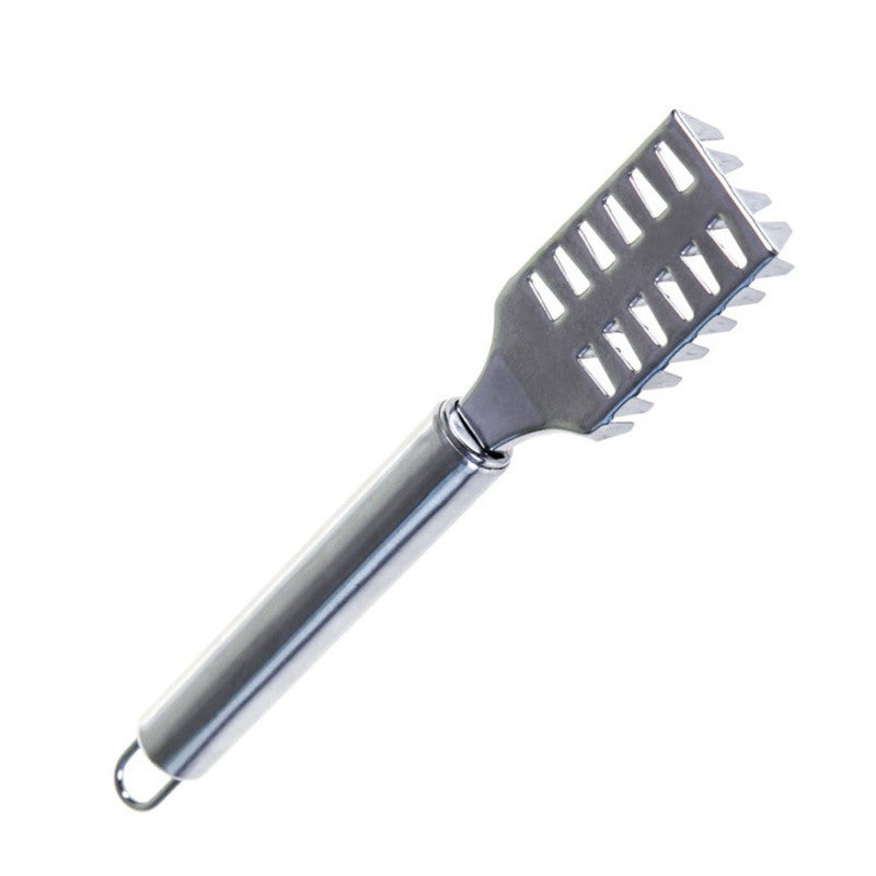 Fish Scale Remover Stainless Steel Construction - Comfortable Grip Handheld Tool for Home Kitchen Fish Preparation - Image 2