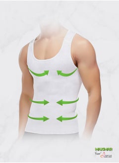 maximar Men's slimming shirt Maximar and belt to hide belly and body sagging  - Image 1