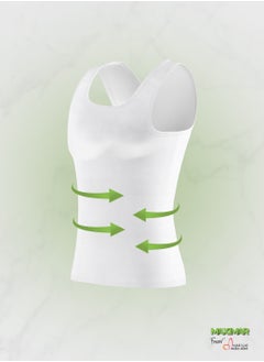 maximar Men's slimming shirt Maximar and belt to hide belly and body sagging  - Image 2