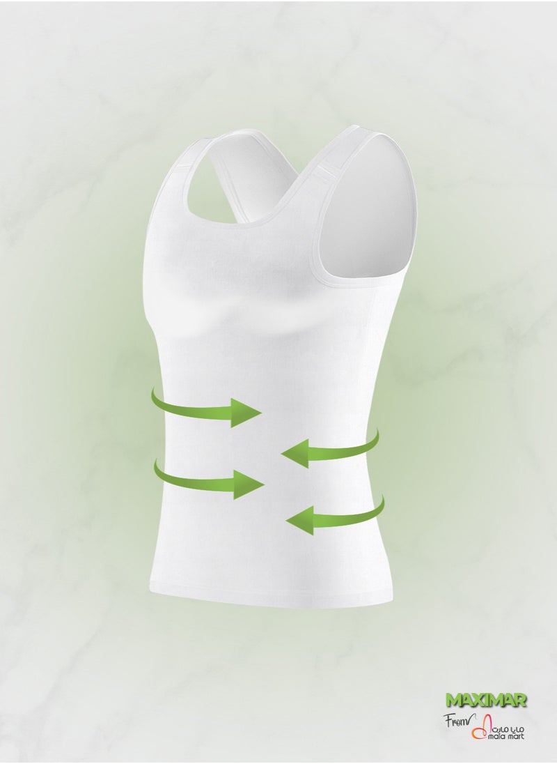 Men's slimming shirt Maximar and belt to hide belly and body sagging