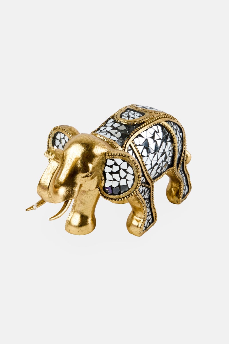 Nanette lepore Decorative Polyresin Elephant, Gold  - Image 2