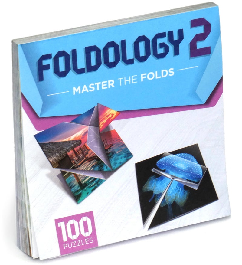 FOLDOLOGY فولدو لوجي 2 - اتقن الطيات (حزمة التوسع). لعبة ألغاز للمراهقين والبالغين. 100 لغز أوريغامي. للأعمار 10 وما فوق. - Image 1