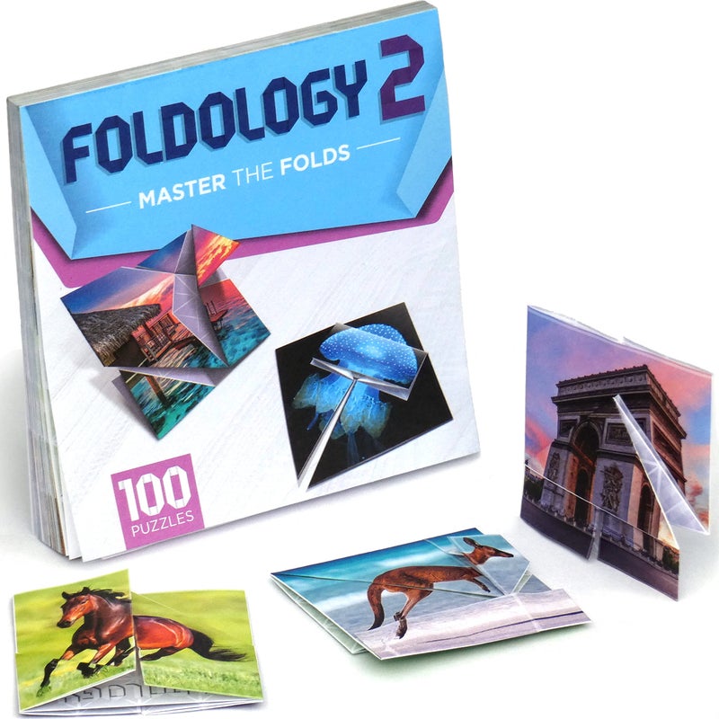 FOLDOLOGY فولدو لوجي 2 - اتقن الطيات (حزمة التوسع). لعبة ألغاز للمراهقين والبالغين. 100 لغز أوريغامي. للأعمار 10 وما فوق. - Image 5