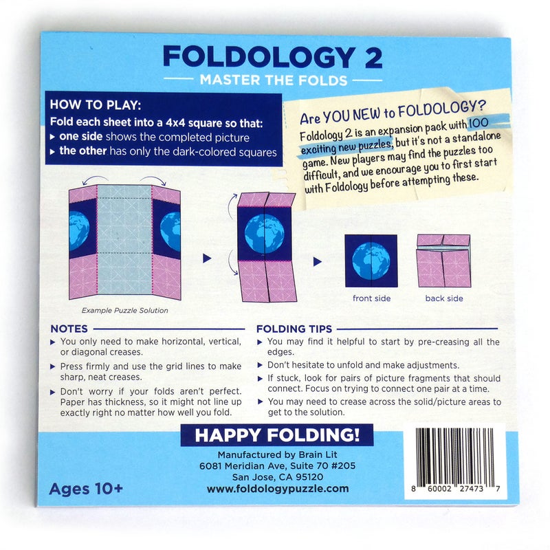 FOLDOLOGY فولدو لوجي 2 - اتقن الطيات (حزمة التوسع). لعبة ألغاز للمراهقين والبالغين. 100 لغز أوريغامي. للأعمار 10 وما فوق. - Image 3