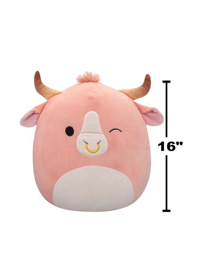 Squishmallows دب كبير محشو هيوستن في 16 بوصة بريما بول مرخص رسميًا من كيلي توي لعبة محشوة ملونة ناعمة هدية للأطفال والفتيات والأولاد قابلة للغسيل اللعبة القابلة للعصر متعددة الألوان لجميع الأعمار  - Image 5