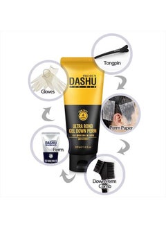 Dashu Premium Ultra Bond Gel Down Perm 3.5oz – Helps tame frizzy hair  - Image 2