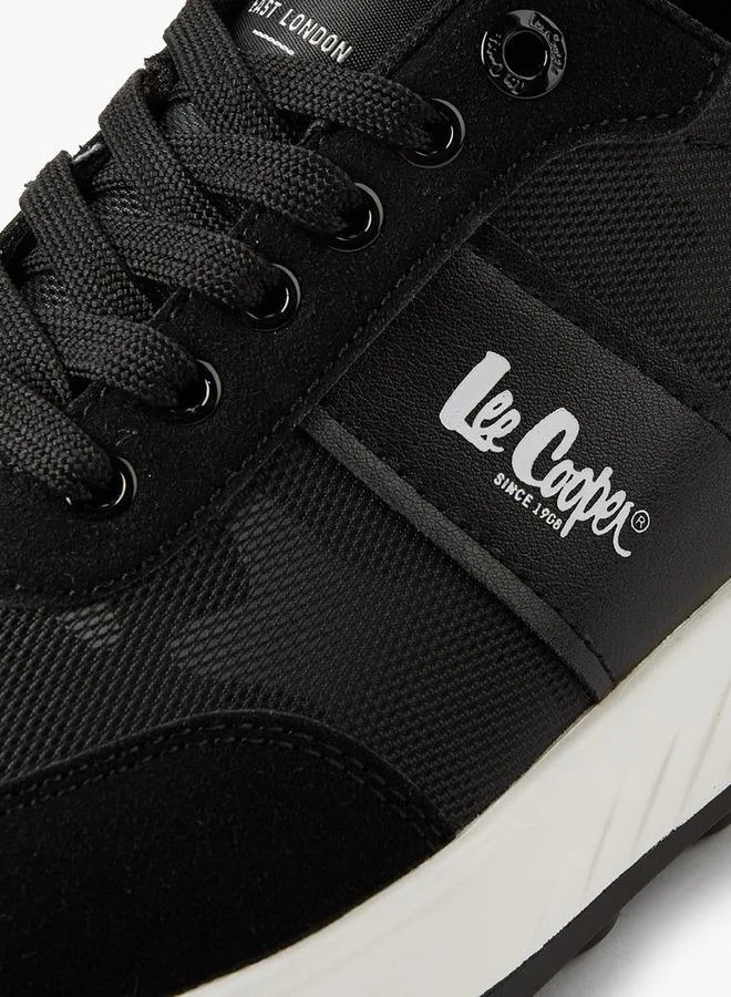 Lee Cooper BLACK Men Ortholite Lace-Up Sneakers for Men | Best Price UAE