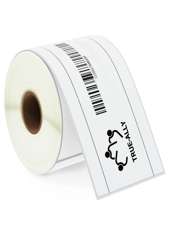 True-Ally 75x125 Direct Thermal (DT) Barcode Label Sticker - 3 x 5 inch - 75mm x 125mm - 500 Labels/Roll - White Self Adhesive Sticker for Printing Barcoding (1 Roll Per Pack(500 Labels)) - Image 1