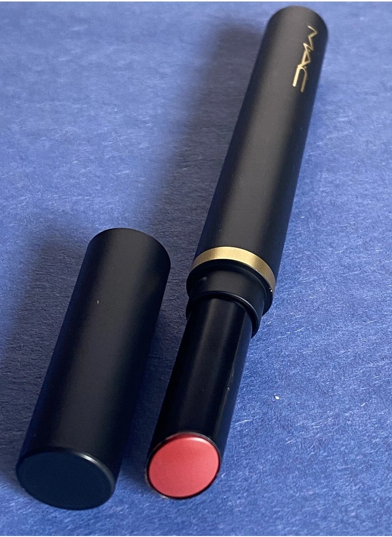 MAC Cosmetics Powder Kiss Velvet Blur Slim Lipstick 877 DEVOTED TO CHILI  - Image 1