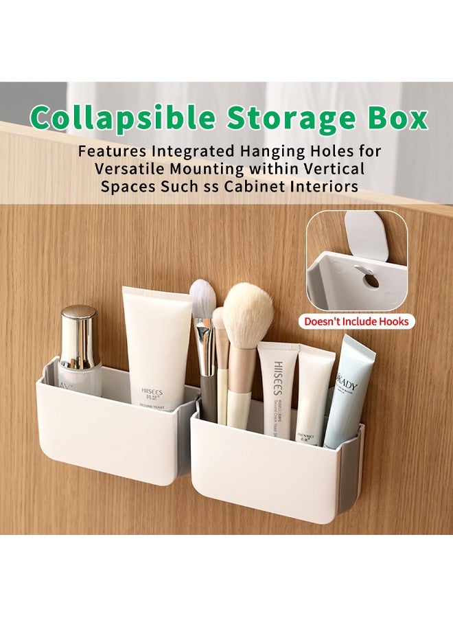 Magnetic Pen Holder Foldable, Magnetic Marker Holder, Whiteboard Pen Holders Organizer, Magnetics Marker Storage for Fridge, Refrigerator, Locker, White - Image 5