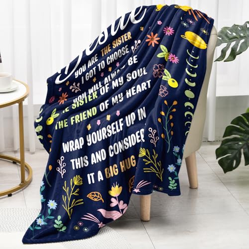 Damaigiift Best Friend Birthday Gifts for Women, Friendship Gifts for Women, Bestie Best Friend Throw Blanket, Loving Birthday Gift for Woman Friendship, Soul Sister, BFF, Long Distance Gift Going Away(50*60) - Image 5