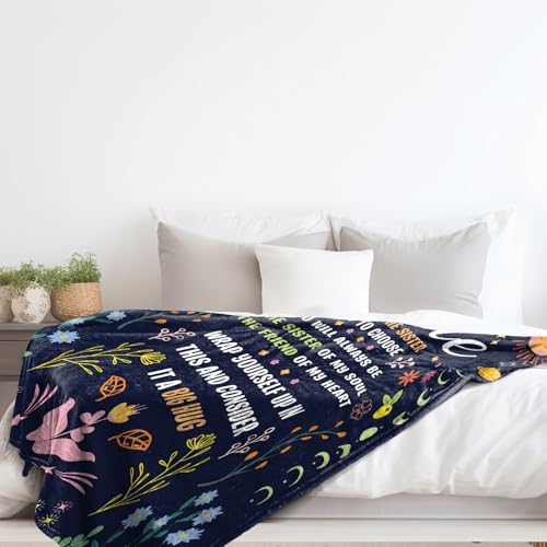 Damaigiift Best Friend Birthday Gifts for Women, Friendship Gifts for Women, Bestie Best Friend Throw Blanket, Loving Birthday Gift for Woman Friendship, Soul Sister, BFF, Long Distance Gift Going Away(50*60) - Image 4