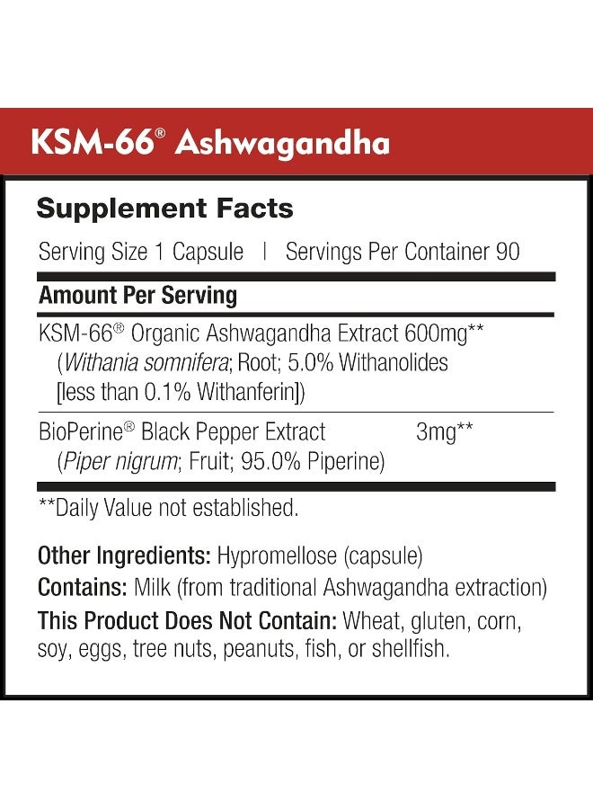 DailyNutra KSM-66 Ashwagandha 600mg - Organic Root Extract - High Potency 5% Withanolides - Image 5