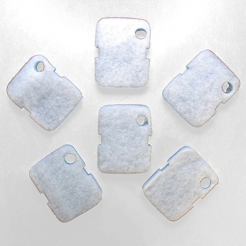Penn Plax Penn-Plax Cascade Bio-Floss Replacement Poly Fiber Floss Pads for 700 & 1000 Canister Filters - 6 Pack - Image 2