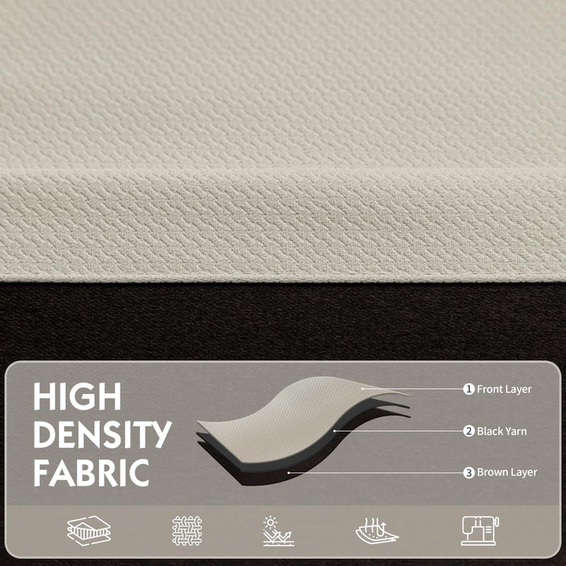 FMFUNCTEX 100% Blackout Curtains for Bedroom, Beige Curtains 63 Inches Long Textured Thermal Insulated Curtains for Living Room Drapes, Black Out Drapery Grommet Room Darkening 2 Panels,40" W x 63" L - Image 4