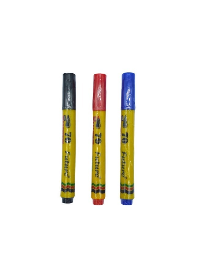 Future - Permenant Marker set of 3, 70 , 2.5mm - Image 2