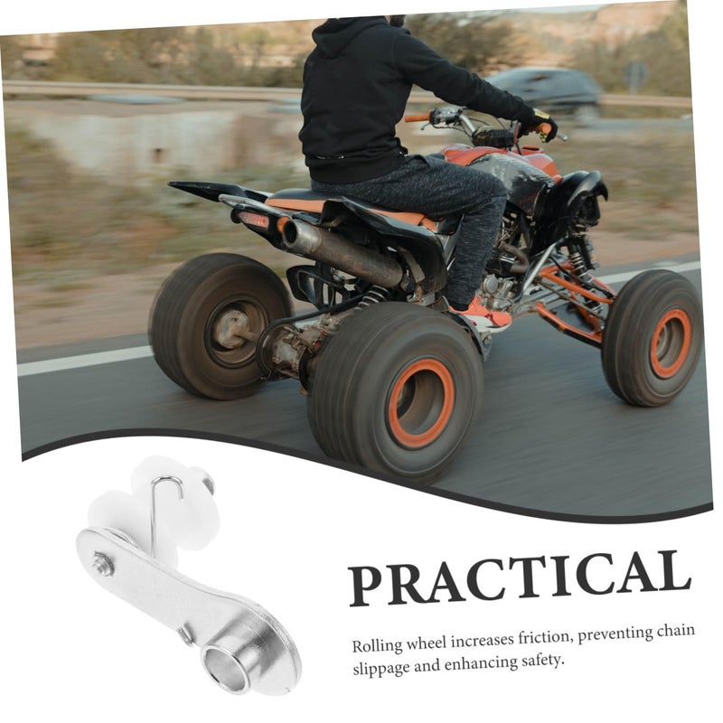 Heavy Duty Metal Chain Tensioner Spring Anti Slip Roller No Tool Installation for ATV - Image 4