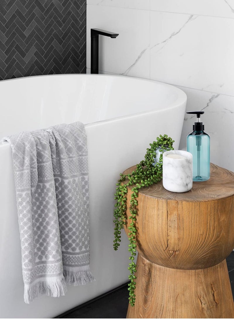 SOLARAE Shampoo and Conditioner Dispenser Bottles, 2PCS 10oz Plastic Soap Lotion Containers with Pump, and 2 Pack 16 oz Refillable Empty Shower Bottle for Body Wash (4PCS) - Image 4