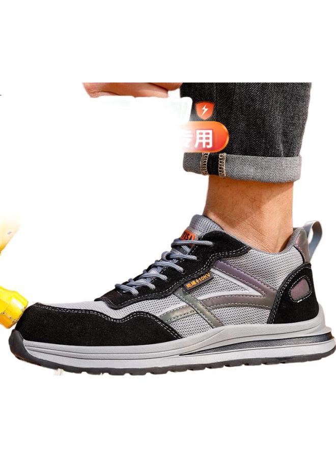 Fumer Men'S Winter Electrician Insulated Safety Shoes 10Kv Plastic Toe Anti-Smashing Anti-Stab Safety Work Shoes 1158Bkv Size 38 - Image 2