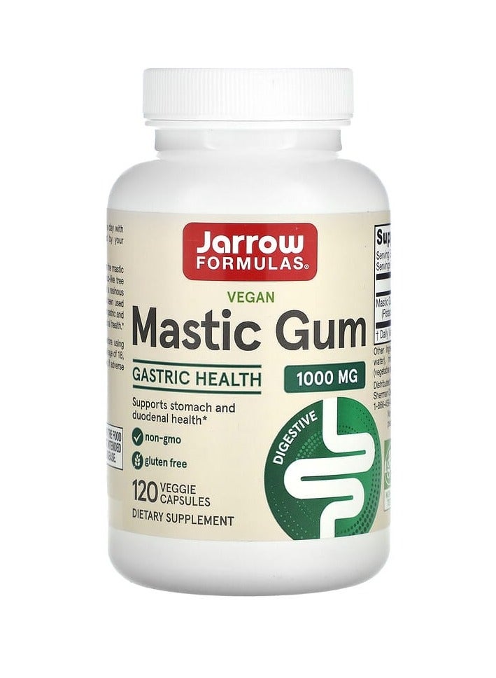 jarrow formulas Vegan Mastic Gum, 60 Veggie Capsules (500 mg per Capsule)