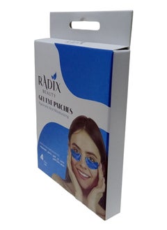 Radix Hyaluronic Acid Eye Gel Mask for Moisturizing Eye Skin 4 Pairs  - Image 2