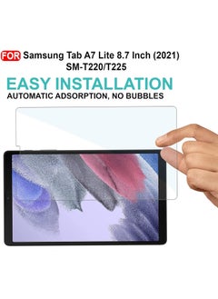 ماركة غير محددة واقي شاشة زجاجي مقوى لهاتف سامسونج جالاكسي تاب A7 لايت 8.7 بوصة SM-T220/T225 2021  - Image 3