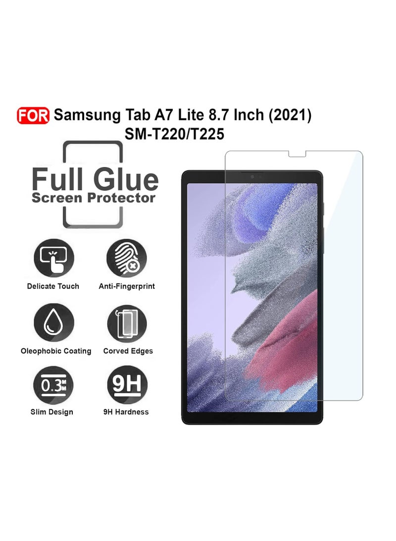 واقي شاشة زجاجي مقوى لهاتف سامسونج جالاكسي تاب A7 لايت 8.7 بوصة SM-T220/T225 2021  - Image 4