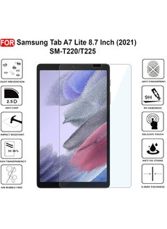 ماركة غير محددة واقي شاشة زجاجي مقوى لهاتف سامسونج جالاكسي تاب A7 لايت 8.7 بوصة SM-T220/T225 2021  - Image 5